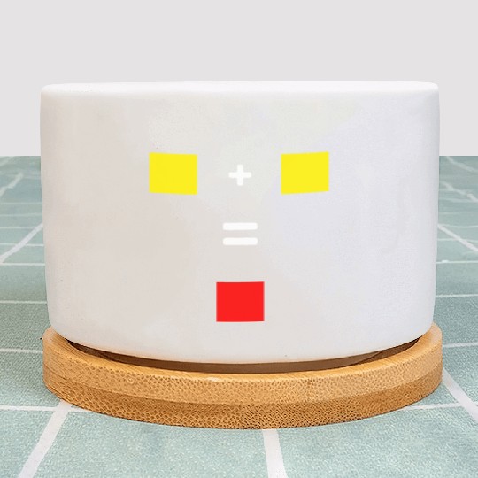 Soccer Yellow Red Card Referee Plant Pots