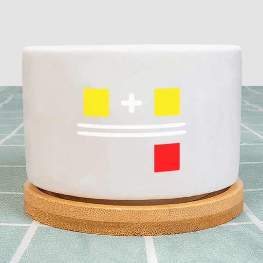 Soccer Yellow Red Card Gift for Soccer Referee Plant Pots