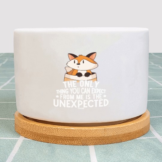 Wild dog red fox winter nature Plant Pots