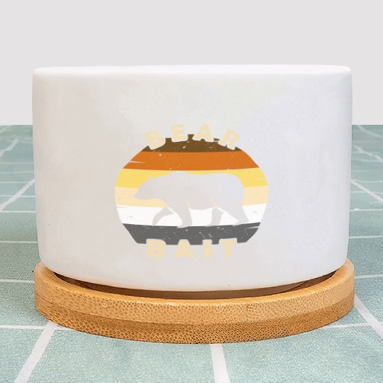 Gay Bear Bait Pride - Subgroup LGBTQ Community Plant Pots