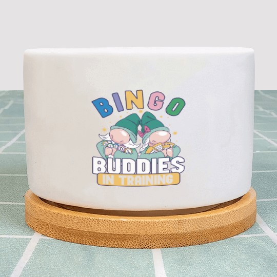 Bingo Card Game Grandma Bingo Player Bingo Cards Plant Pots