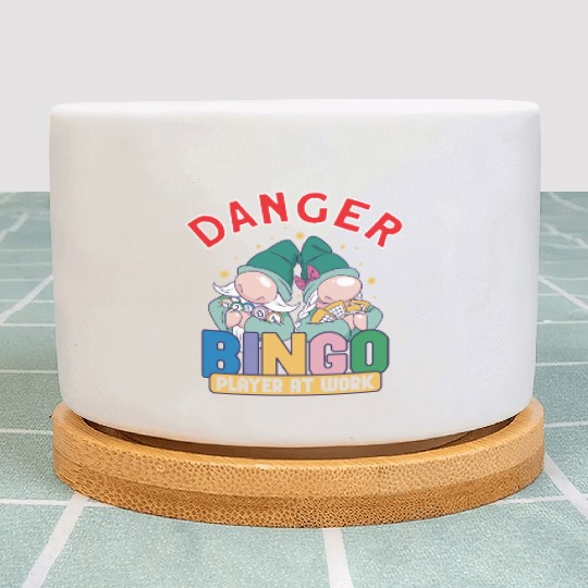 Bingo Card Game Grandma Bingo Player Bingo Cards Plant Pots