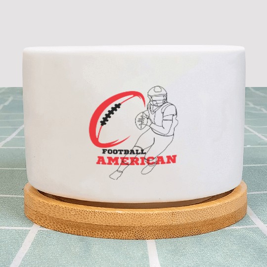 American Football Game Day Plant Pots, Football Plant Pots