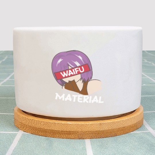 Anime Waifu Material Manga Eyes Japanese Plant Pots