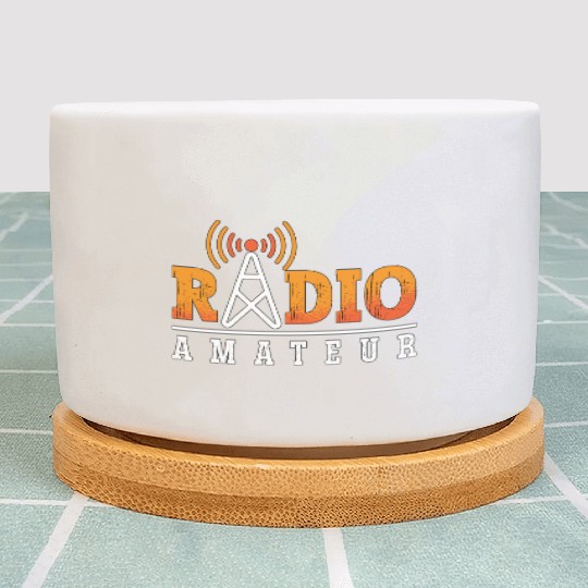 Ham Radio Amateur Loves Antenna Ham Radio Operator Plant Pots