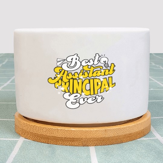 Assistant Principal Back School Teacher Principal Plant Pots