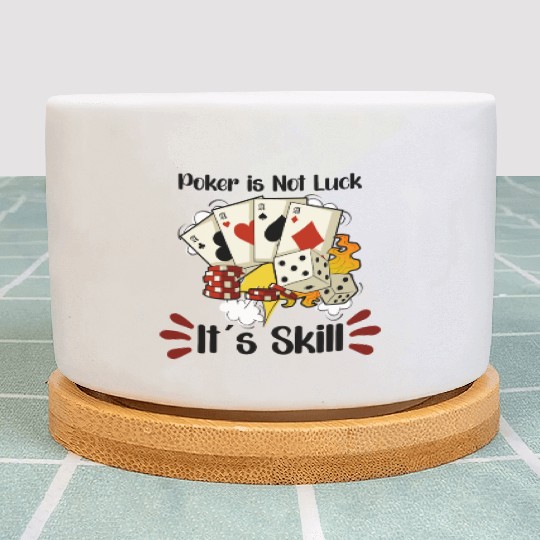 Poker Casino Poker Player Gambling Roulette Gift Plant Pots