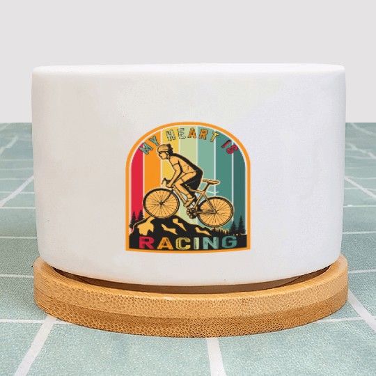 Vintage Bicycle Bike Race Racing Plant Pots