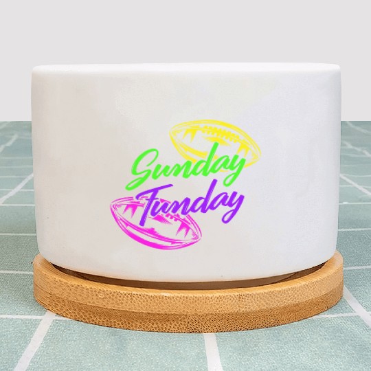 Football Plant Pots, Sunday Fun Day Football Game Day