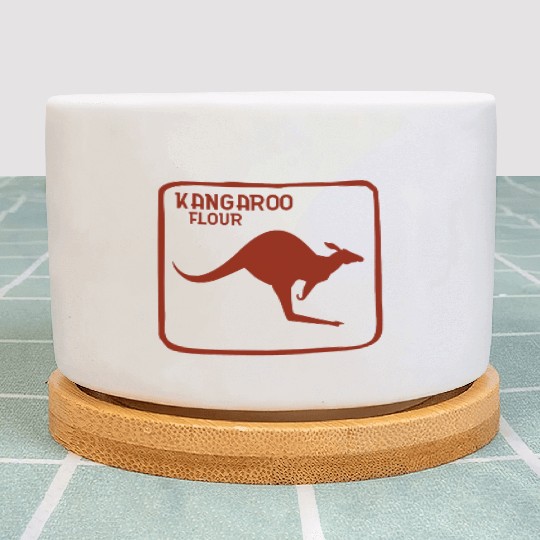 Kangaroo Dingo Flour Australia Australian Souvenir Plant Pots