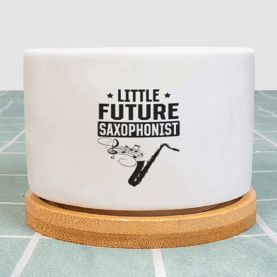 Little Future Saxophonist - Newborn Saxophonist Plant Pots