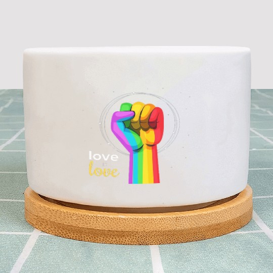 Love is Love LGBTQ+ Plant Pots