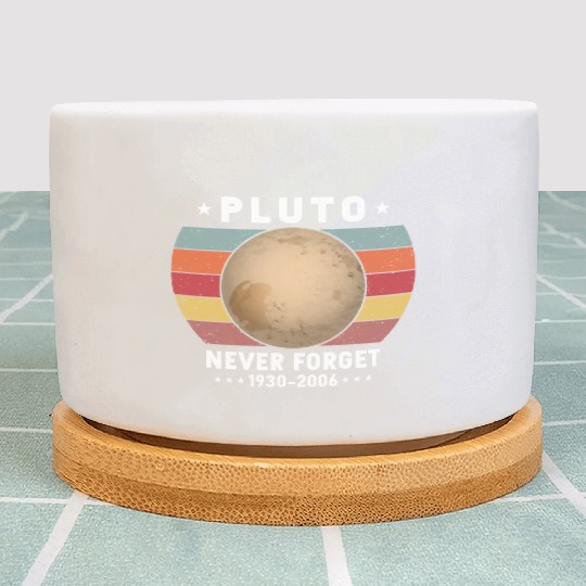 Pluto Never Forget 1930-2006 Plant Pots