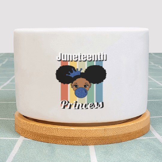 Afro Lady Woman, Juneteenth Day Plant Pots
