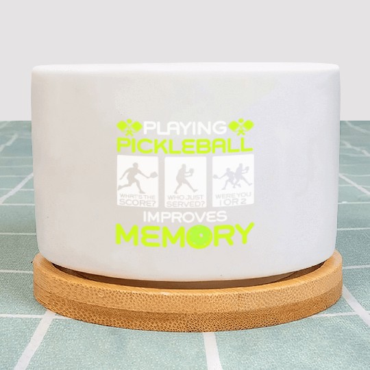 Playing Pickleball Improves Memory Dink Player Plant Pots