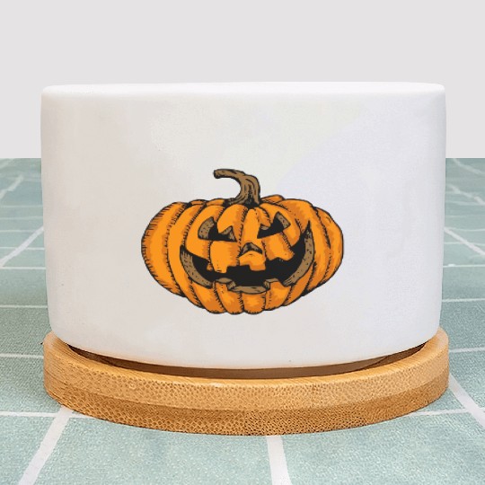 Pumpkin Halloween Plant Pots