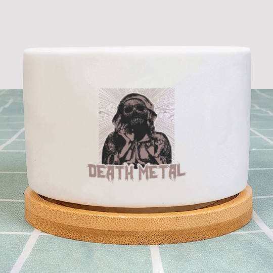 Goth Rock Satan Unicorn Festivals Death Metal Plant Pots
