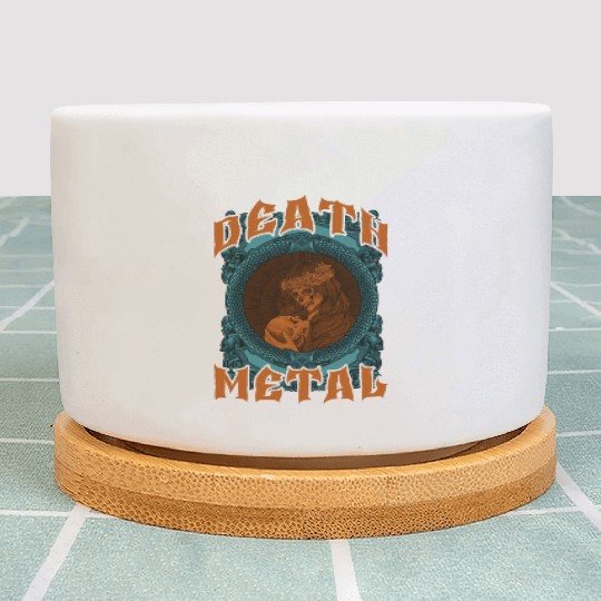 Goth Rock Satan Unicorn Festivals Death Metal Plant Pots