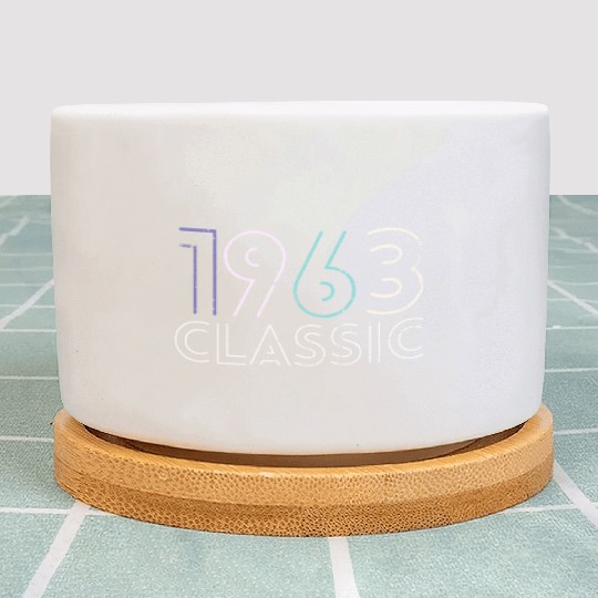 60 Years Vintage 1963 Retro 60th Birthday Plant Pots