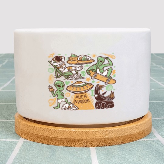 Alien drawings Plant Pots