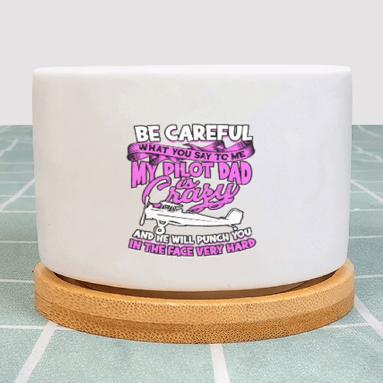 Pilot Daughter Airplane Aviation Job aircraft Plant Pots