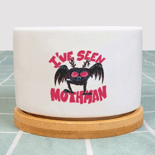 I have seen mothman I have seen mothman inspiratio Plant Pots