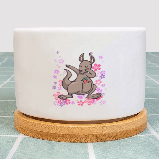 Kangaroo Australia bonded animal girls Plant Pots