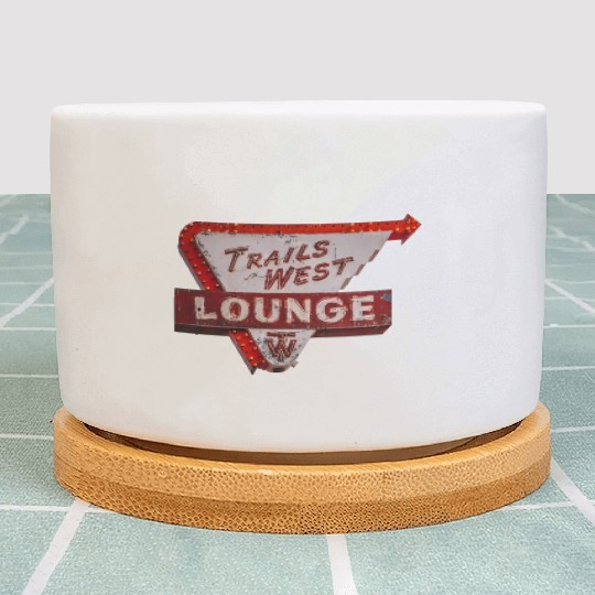 Trails West Lounge Route 66 Tucumcari New Mexico Plant Pots