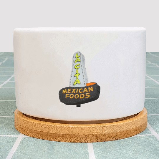 La Cita Mexican Foods Route 66 Tucumcari NM Plant Pots