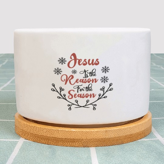Jesus is the reason for the season Plant Pots