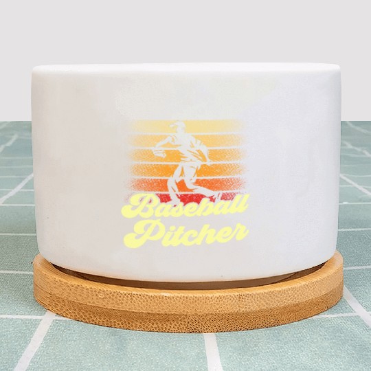 Baseball Pitcher Player Hobby Sayings Plant Pots