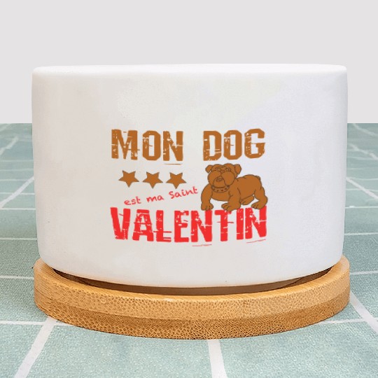 Copy of Copy of my dog is my valentine day 2022776 Plant Pots