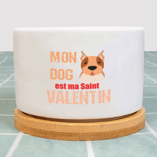 Copy of my dog is my valentine day 2022869 Plant Pots