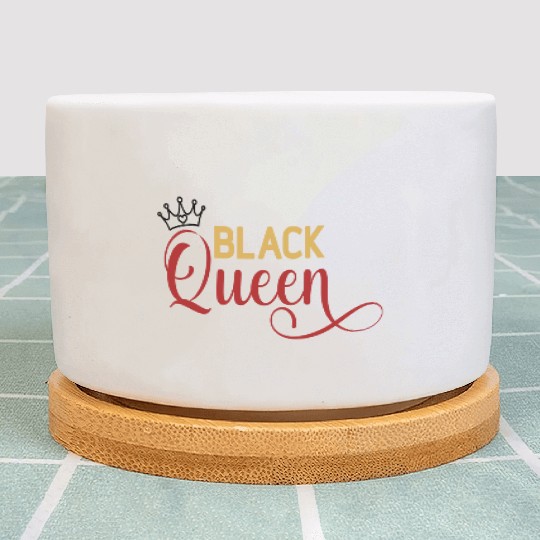 Black queen Plant Pots