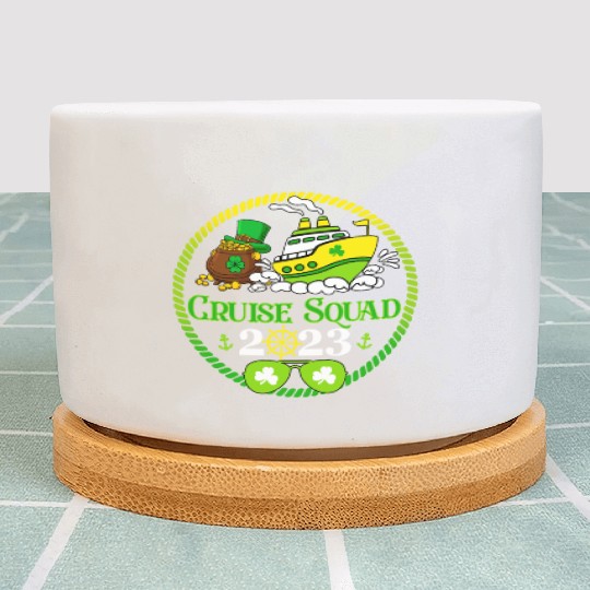 Family Cruise Squad 2023 St Patricks Cruise Plant Pots