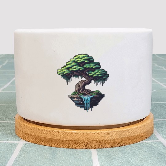 8 Bit Bonsai Tree Plant Pots