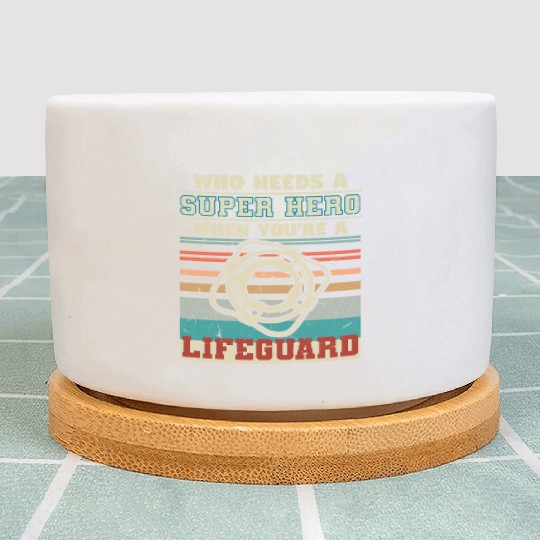 Who Needs A Super Hero Lifeguard Plant Pots