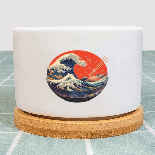 Kanagawa Japanese Ramen Plant Pots