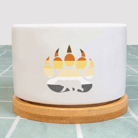 Bear Paw LGBT Bear Plant Pots, LGBT bear Community,