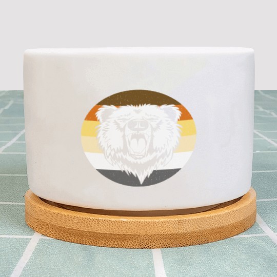 LGBT Bear Plant Pots, LGBT bear Community, Bear Pride,