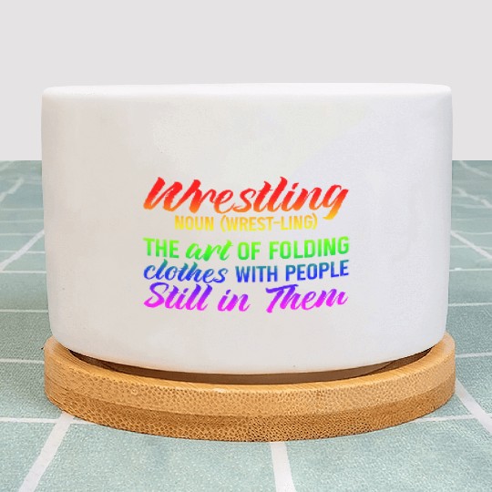Wrestling, The Art Of Folding Clothes 3 Plant Pots