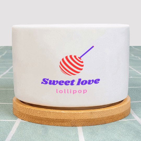 Sweet love -lollipop Plant Pots