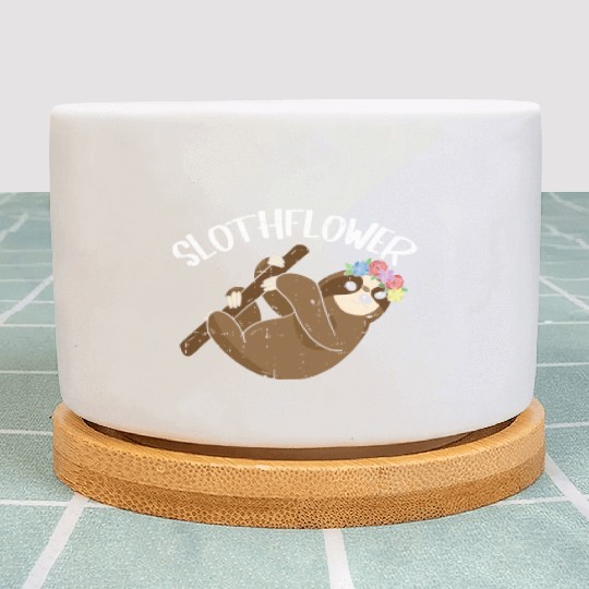 Sunflower Gardening Slothflower Sloth Sunflower Plant Pots