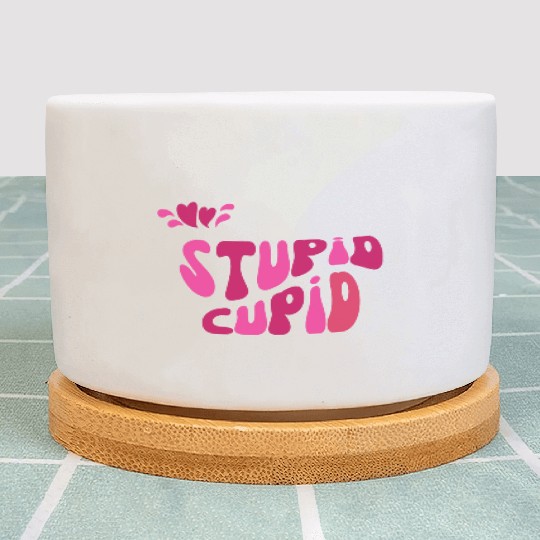 stupid cupid Plant Pots