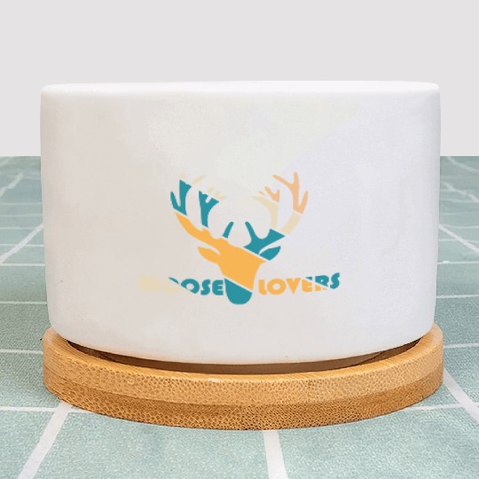 moose lovers Plant Pots