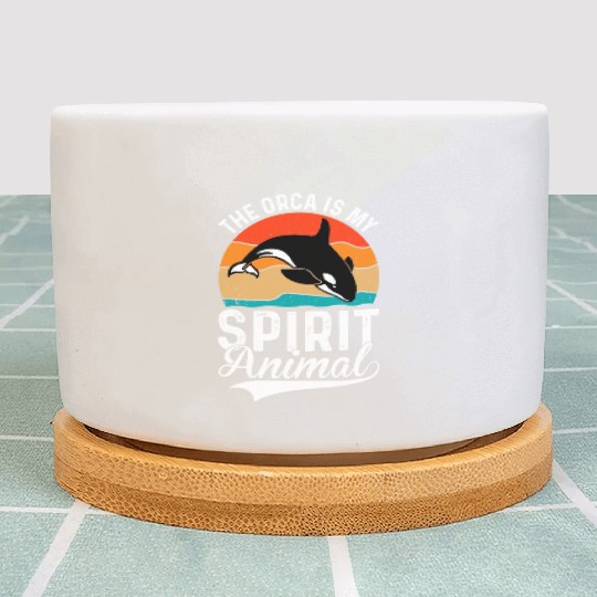 The Orca My Spirit Animal Plant Pots