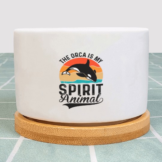 The Orca My Spirit Animal Plant Pots