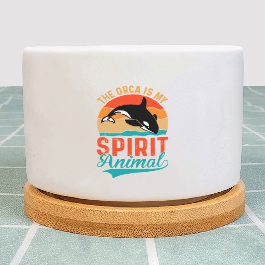 The Orca My Spirit Animal Plant Pots