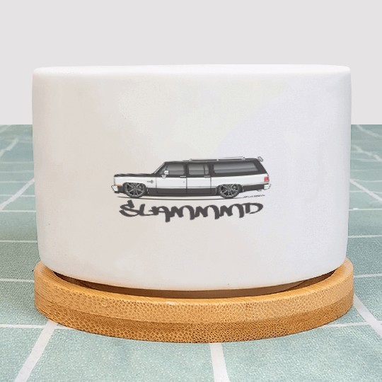 slammmd Midnight Black Plant Pots