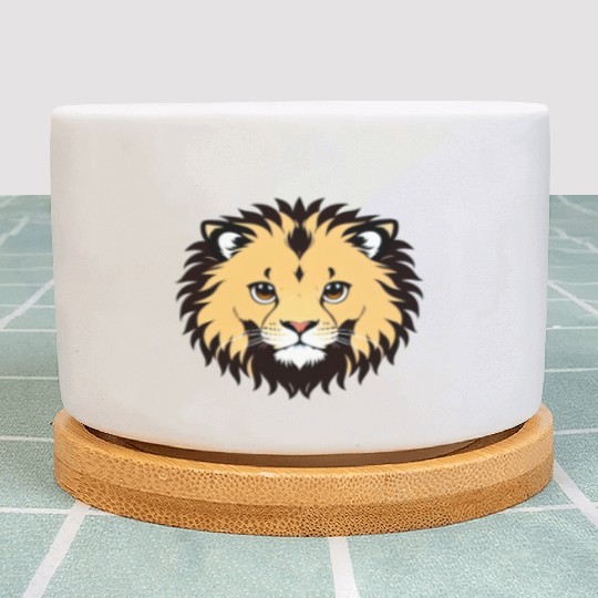 Royal Cartoon Lion - King of the Jungle 22 Plant Pots